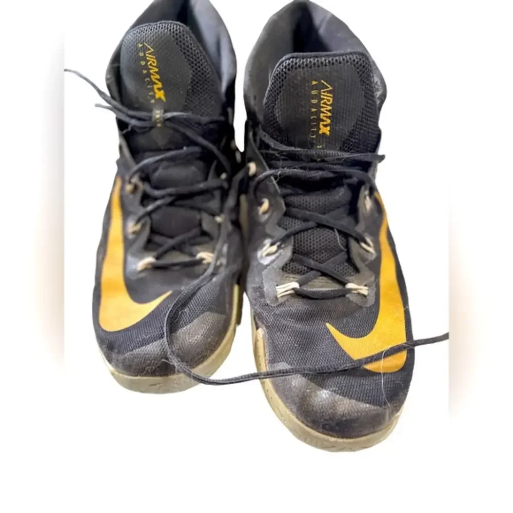 Nike‎ Air Max Audacity 2016 Black Gold size 14